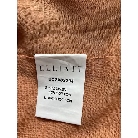 Elliatt 'Rae' Pink Cotton Blend Off Shoulder Puff Sleeve Top Size XS - NWT - Picture 5 of 5